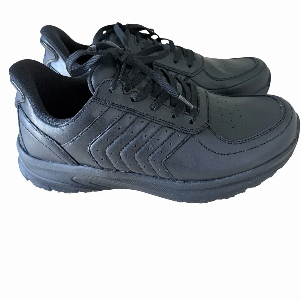 Orthofeet Orthopedic Black 9.5 D Medium Walking Sneakers Shoes -Missing Insoles